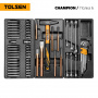 TOLSEN Набор инструментов "CHAMPION" для тележки, 18 ложементов, 239 предметов
