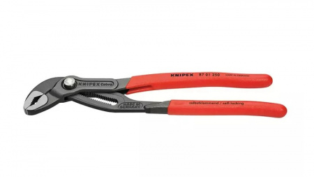 Knipex COBRA Клещи переставные, зев 50 мм, длина 250 мм, фосфатированные, обливные ручки