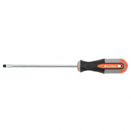 Ombra Отвертка стержневая шлицевая ROUND GRIP, SL5x150 мм