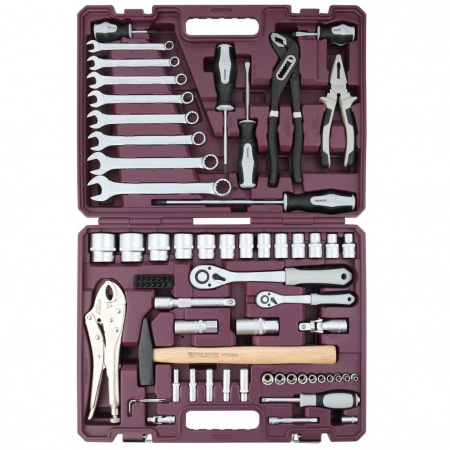 Thorvik Набор инструмента универсальный 1/4", 1/2"DR, 72 предмета TS072
