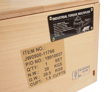 JTC Усилитель крутящего момента (Мультипликатор) 1/2"F x 1 1/2"M до 6000 Nm