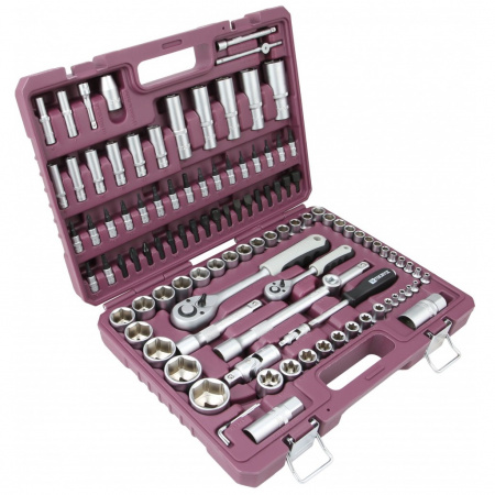 Thorvik Набор инструмента универсальный 1/4", 1/2"DR, 108 предметов
