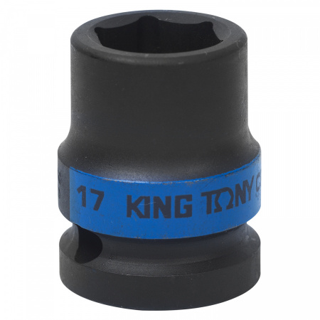 KING TONY Головка торцевая ударная шестигранная 1/2", 17 мм
