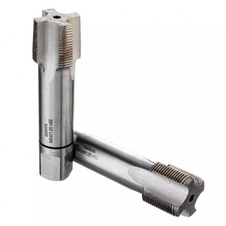 GARWIN INDUSTRIAL Метчики ручные Mf24x1.25, DIN 2181, HSS, 6H, комплект из 2 штук