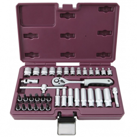 Thorvik Набор инструмента 1/4"DR, 38 предметов, в кейсе
