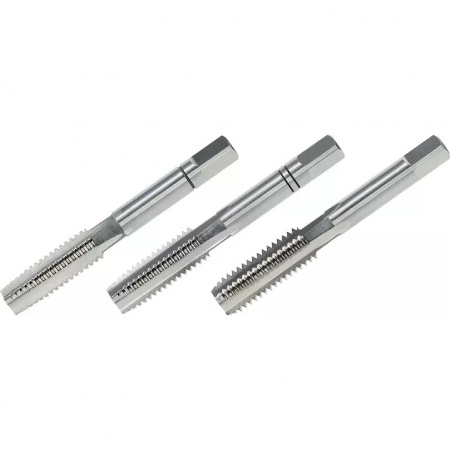 VOLKEL Метчики ручные UNC 5/16"-18, комплект 3 шт, DIN 352, HSS-G