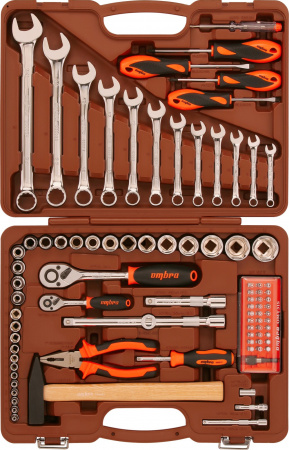 OMBRA Набор инструмента универсальный 1/4", 1/2"DR, 88 предметов