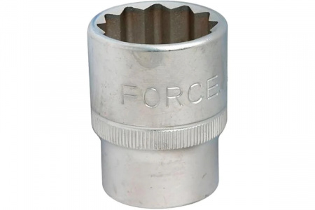 FORCE Головка торцевая 1/2", 12-гранная, 23 мм, длина 40 мм