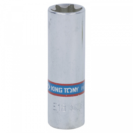 KING TONY Головка торцевая TORX Е-стандарт 3/8", Е18, L = 63 мм