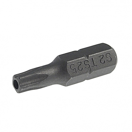 JTC Бита TORX TS25Hх25 мм 1/4" 5-ти гранная с отверстием 