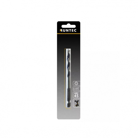 RUNTEC Сверло по дереву HRC45 4 x 93 мм 1/4" HEX - E (6.35 мм)