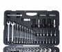 JTC Набор инструментов 216 предметов слесарно-монтажный 1/4",3/8",1/2" 6-ти гранных в кейсе 