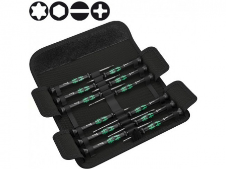 WERA Набор отверток Kraftform Micro-Set/12 SB 1, для электроники 073675