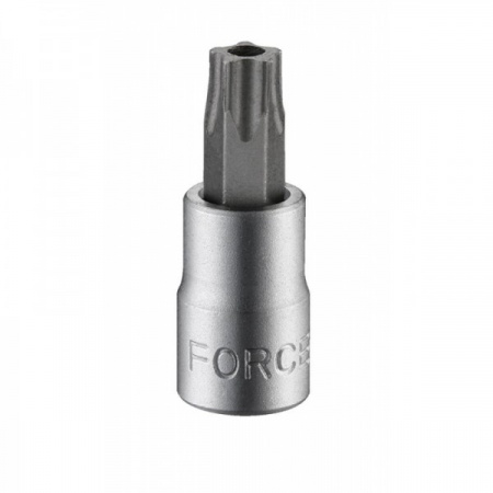 FORCE Головка-бита 1/4" Torx 5-ти лучевая с отверстием TS40, L=32 мм