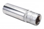 FORCE Головка торцевая 17 мм 1/2" 12-гранная глубокая L77 мм 