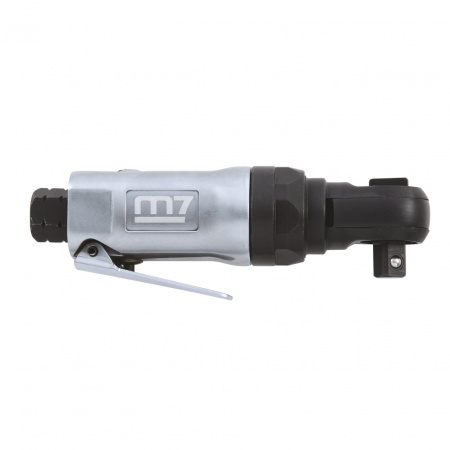 MIGHTY SEVEN Трещотка пневматическая 1/4", 30 Нм, 350 об/мин, 85 л/мин, укороченная