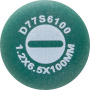 JONNESWAY Отвертка стержневая шлицевая ANTI-SLIP GRIP SL6.5х100 мм