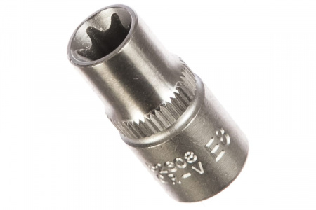 FORCE Головка торцевая E8 TORX 1/4" L=25 мм