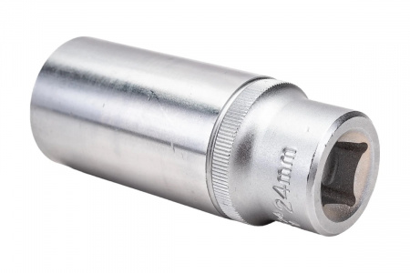 FORCE Головка торцевая 24 мм 1/2" 6-гранная глубокая L77 мм