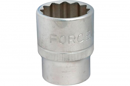 FORCE Головка торцевая 1/2" 12-гранная 32 мм L=45 мм