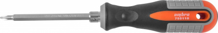 OMBRA Отвертка стержневая двусторонняя ROUND GRIP, РН1,SL5x100 мм