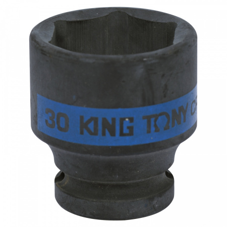 KING TONY Головка торцевая ударная шестигранная 1/2", 30 мм