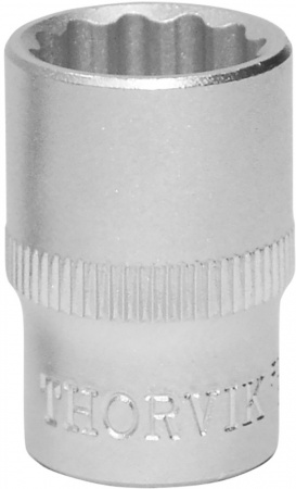 Thorvik Головка торцевая 12-гранная 3/8" DR, 21 мм