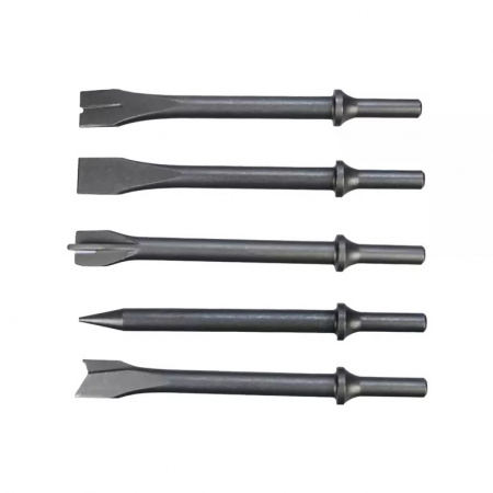 GARWIN INDUSTRIAL Пневмомолоток с 5-ю зубилами 235 мм Энерг. уд. 11 Дж, ROUND (0.401"/10,2 мм)