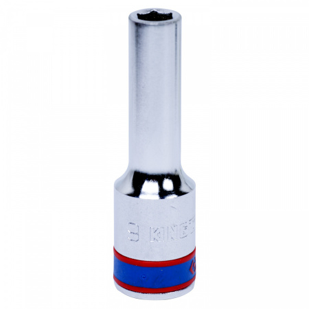 KING TONY Головка торцевая глубокая шестигранная 1/2", 9 мм