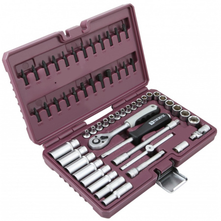 Thorvik Набор инструмента 1/4"DR, 57 предметов, в кейсе