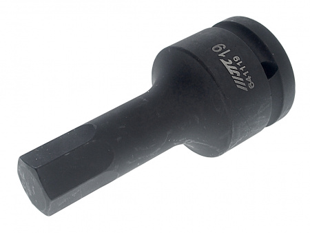 JTC Бита-головка 3/4" HEX Н19 ударная L=100 мм 