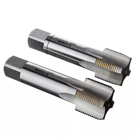 GARWIN INDUSTRIAL Метчики ручные Mf26x1.5, DIN 2181, HSS, 6H, комплект из 2 штук