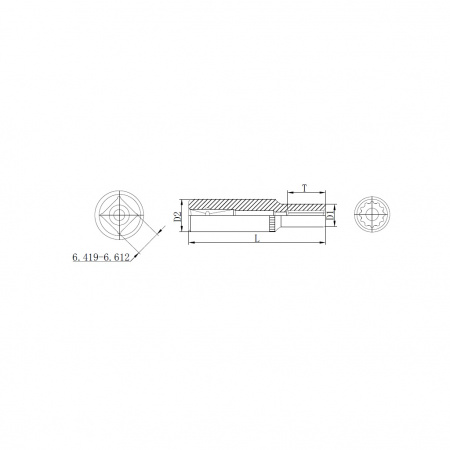 Thorvik Головка торцевая 12-гранная глубокая 3/8" DR, 13 мм