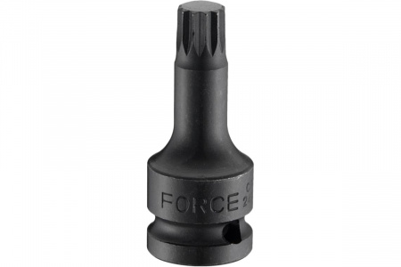 FORCE Насадка сплайн М10 L=60 мм 1/2" ударная