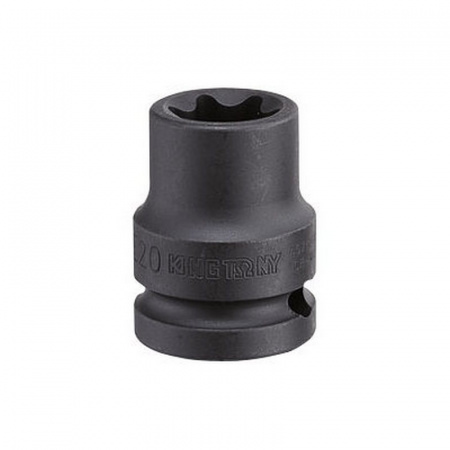 KING TONY Головка торцевая ударная TORX Е-стандарт 3/4", E24, L = 56 мм