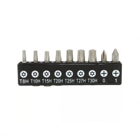 GARWIN PRO Набор бит 1/4" 25 мм на держателе TORX с отв., PH