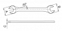 Дело Техники Ключ рожковый 12×13 мм