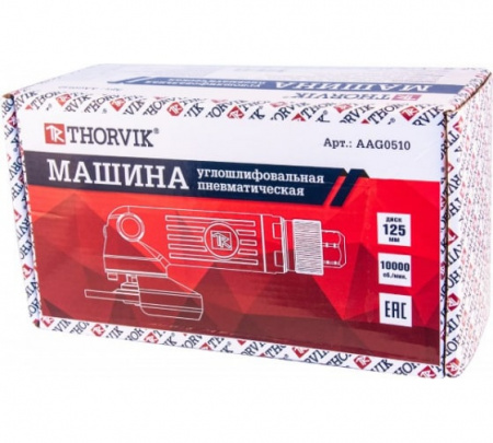 Thorvik Машинка углошлифовальная пневматическая 10000 об/мин., 125 мм