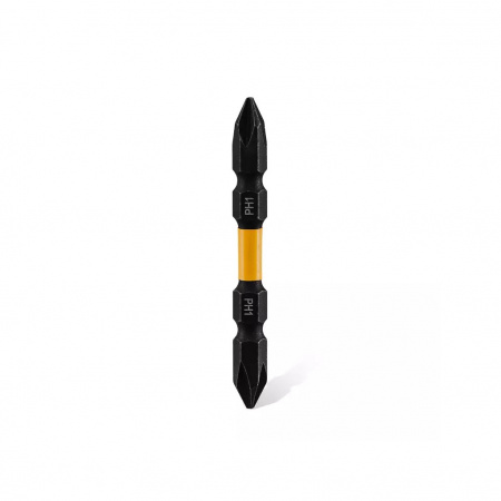 RUNTEC Биты ударные двусторонние HEX - E 1/4" (6.35 мм), 65 мм PH1/PH1, 5 шт