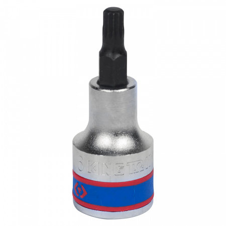 KING TONY Насадка (бита) торцевая 1/2", SPLINE, M06, L = 60 мм