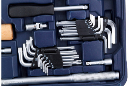 СТАНКОИМПОРТ Набор инструментов, 1/2" и 1/4", головки, ключи, молоток, трещотка, 139 пр.
