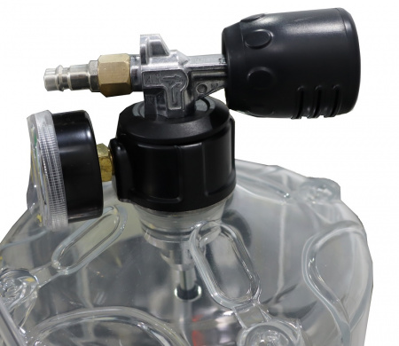 KraftWell KRW1836 Установка для откачки масла и антифриза с мерной емкостью, мобильная