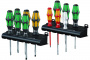 WERA Kraftform XXL набор отвёрток + 2 подставки, 12 пр., индикатор напряжения