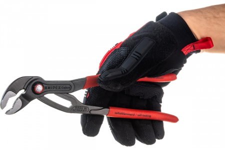 Knipex COBRA QuickSet клещи переставные, зев 50 мм (2"), длина 250 мм, фосфатированные, обливные руч