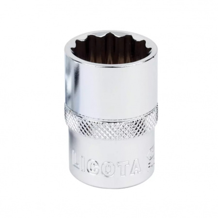 Licota Головка торцевая дюймовая 1/2" (12,7 мм), 12-гранная, 3/4", длина 38 мм