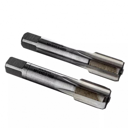 GARWIN INDUSTRIAL Метчики ручные Mf14x0.5, DIN 2181, HSS, 6H, комплект из 2 штук