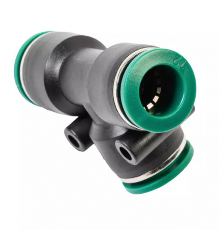 GARWIN PRO Фитинг цанговый Т-тройник 12 мм, с уплотнением, пластм. корпус