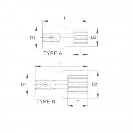 Licota Головка торцевая super lock 1/2" 21мм