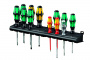 WERA Kraftform XXL набор отвёрток + 2 подставки, 12 пр., индикатор напряжения