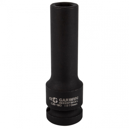 GARWIN Головка торцевая ударная глубокая 1/2", 6 гр, 10 мм